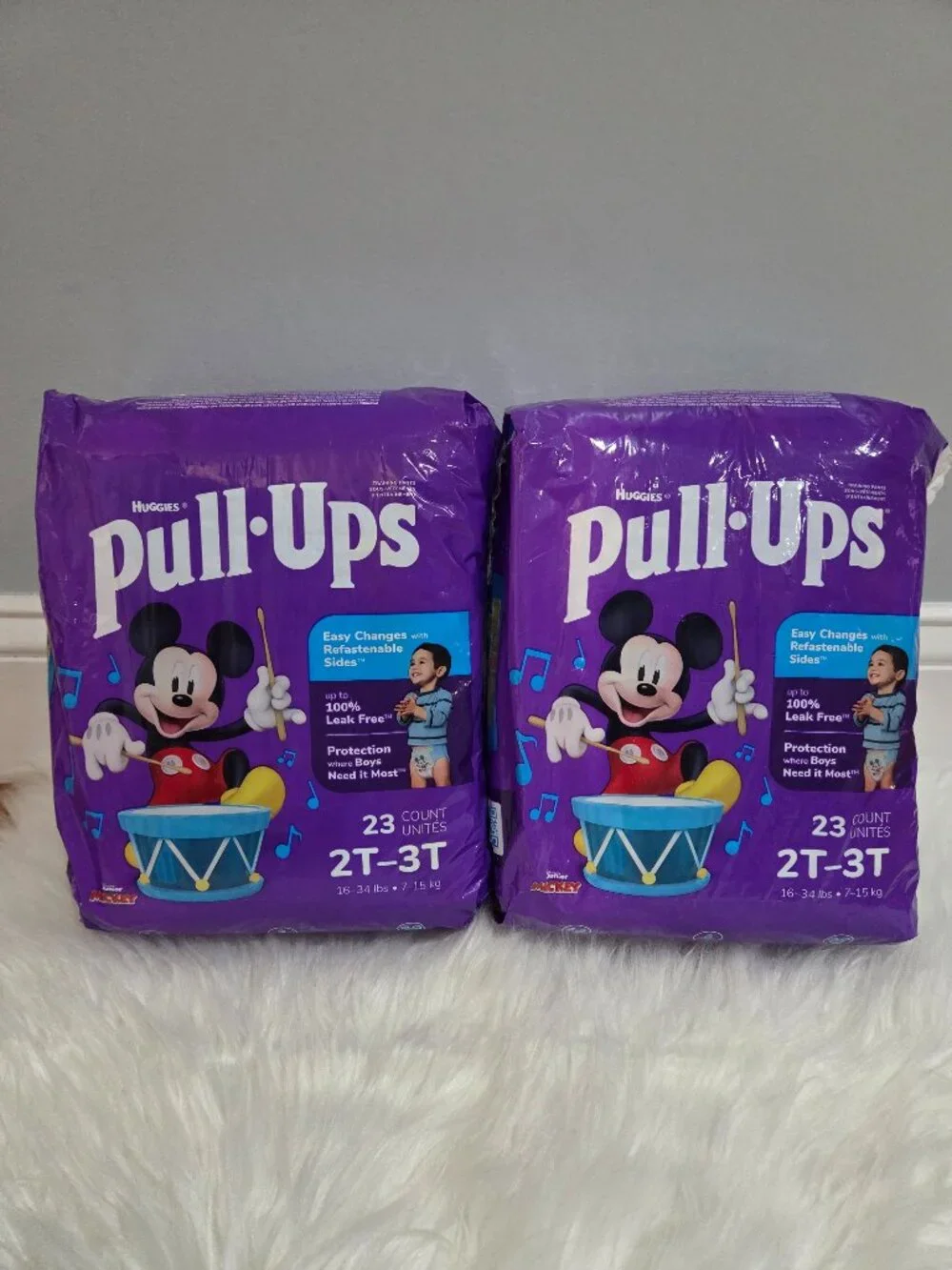 Set of 2 Huggies Pull-Ups Size 2T-3T